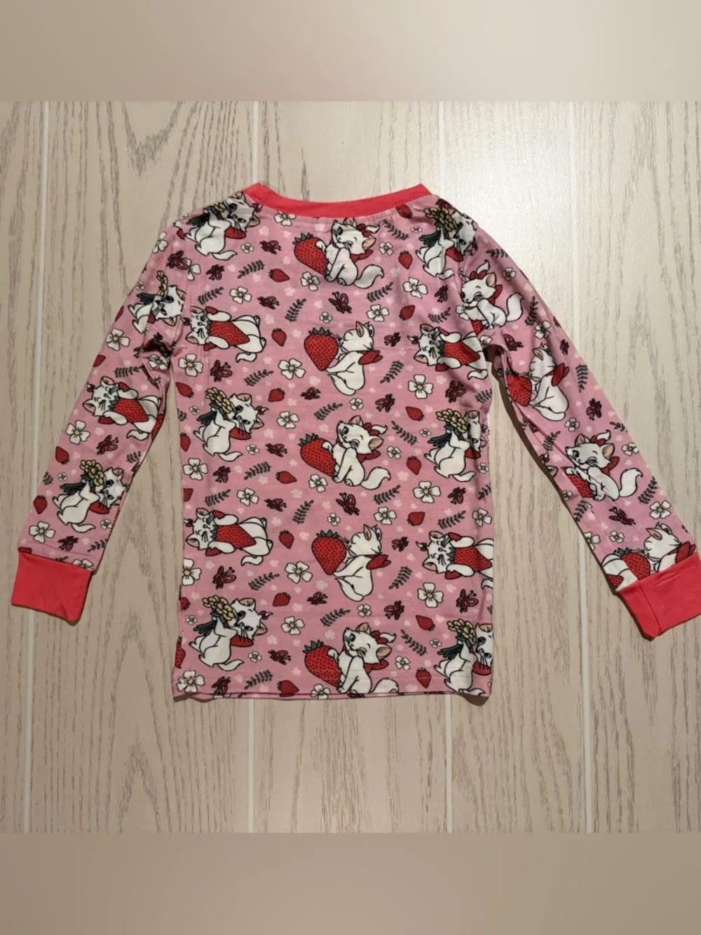 Boutique Bamboo Pajama Set Marie Aristocats Pink Size 2-3T 2pc Soft Stretch NEW‎